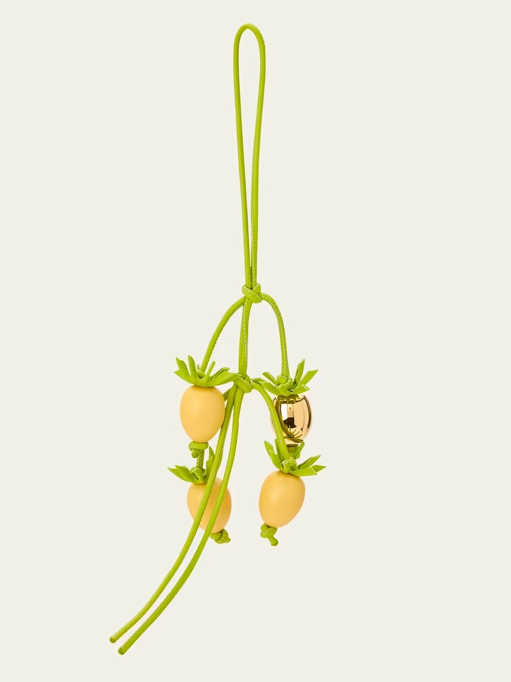 Loewe yellow tomato bag Charm Keyring